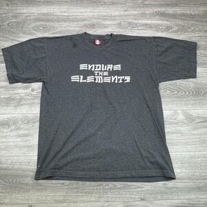 Element Shirt Mens Extra Large Gray Heather Endure The Elements Skate Vintage
